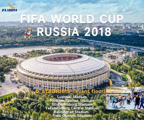 Giải pháp công ty mới nhất về Nhà cung cấp sàn sự kiện World Cup 2018 của Nga