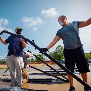 Giá tốt Sàn lều di động chống cháy chống trượt cho sân bay tạm thời ngoài trời trực tuyến