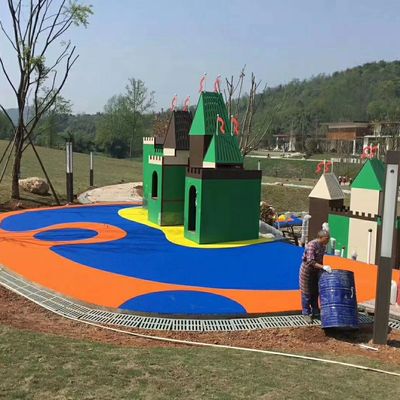 Giá tốt Sàn phòng tập thể dục cao su EPDM sáng tạo với màu cầu vồng đỏ xanh vàng trực tuyến