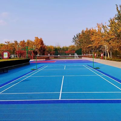 Gạch PP lồng vào nhau bằng Polypropylen, Gạch lát sàn thể thao ngoài trời chịu được thời tiết