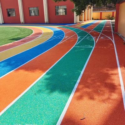 Giá tốt Đường chạy thể thao dày 13mm với vật liệu hạt EPDM SBR trực tuyến