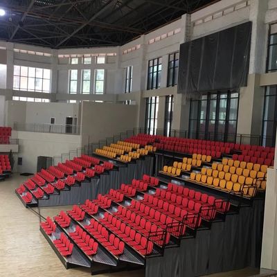 Giá tốt Chất liệu PP thoải mái Ghế tẩy trắng có thể thu vào cho phòng tập thể dục trong nhà Tribune trực tuyến