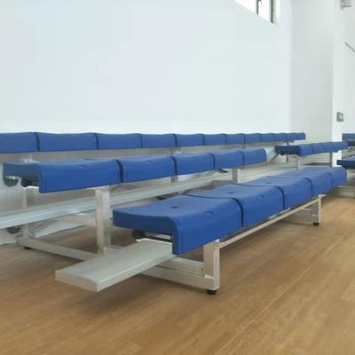 Giá tốt Máy tẩy trắng ghế sân vận động bằng nhôm bóng đá 3 hàng với ghế xô nhựa trực tuyến