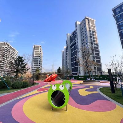 Giá tốt Mô hình động vật nhiều màu Sàn cao su EPDM cho trẻ em Palyground trực tuyến