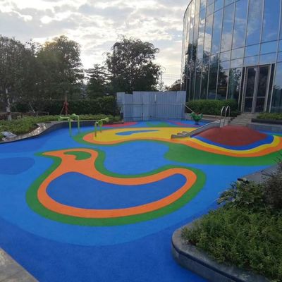 Màu sắc cầu vồng Hạt cao su EPDM cho sàn bể bơi đầy màu sắc