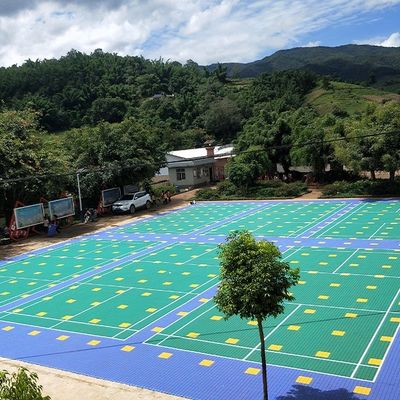 Giá tốt Sân thể thao PP Gạch Sàn thể thao lồng vào nhau với dịch vụ đánh dấu đường kẻ trực tuyến