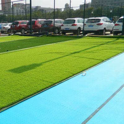 Giá tốt Gạch lát sàn hấp thụ cỏ nhân tạo Thân thiện với môi trường Không độc hại cho sân bóng đá trực tuyến