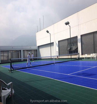 Giá tốt Vinyl Pickleball Court Mat 45 Lbs Với Bảo vệ UV Dễ cài đặt trực tuyến
