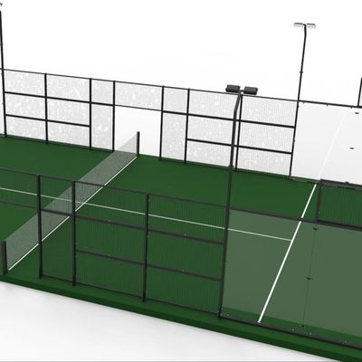Giá tốt sân tennis padel ngoài trời tổng hợp trơn tru dễ cài đặt trực tuyến