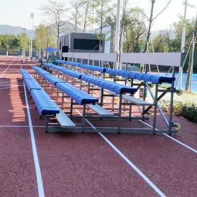 Giá tốt 20PCS / 36PCS chỗ ngồi ngoài trời kim loại bạch trần với tùy chọn guardrail trực tuyến