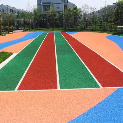 Giá tốt Đường chạy thể thao hình chữ nhật 6Mm Kháng thời tiết Bảo trì thấp 400M trực tuyến