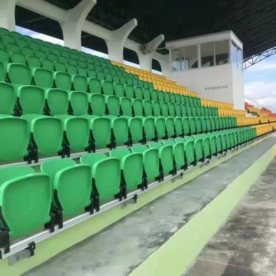 Giá tốt Logo tùy chỉnh sân vận động ghế cố định màu xanh lá cây màu vàng màu xanh dương màu đỏ màu cam - Bao gồm mẫu miễn phí trực tuyến