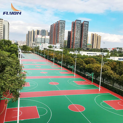 Giá tốt Sàn thể thao PU nhựa polyurethane tiêu chuẩn ITF mịn hoặc kết cấu trực tuyến