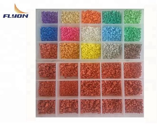 Giá tốt Lớp B1 chống cháy cao su EPDM không hạt Khả năng chống tia UV tuyệt vời cho bề mặt sân chơi trực tuyến