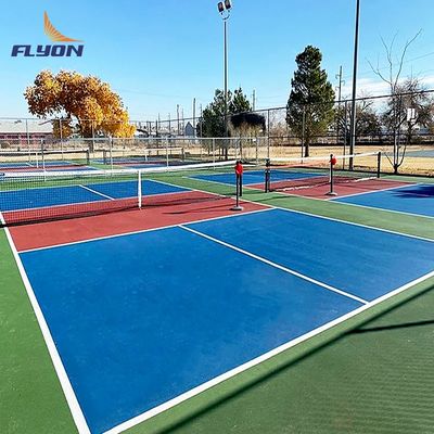 Giá tốt 8 năm ngoài trời Pickleball Court sàn thảm / Pickleball Court Mat Roll với lớp phủ Acrylic trực tuyến