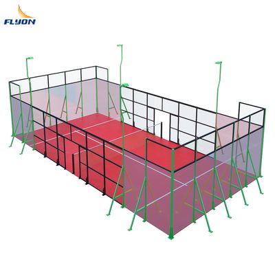 Giá tốt Xanh bề mặt mịn Padel sân tennis Dễ cài đặt cho hiệu suất trực tuyến