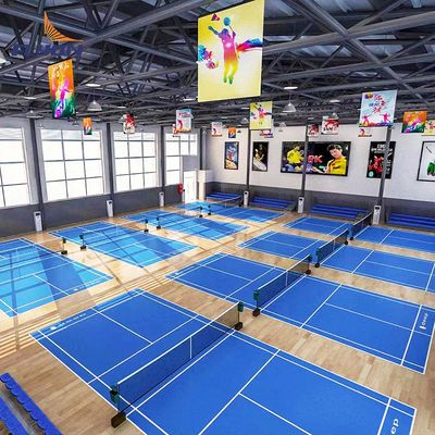 Giá tốt Bàn đấu ngoài trời trong nhà Đỏ gạch PP sàn thể thao với tác động Polypropylene Copolymer trực tuyến