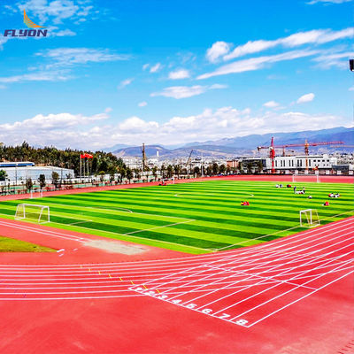 Full Pour Speed Running Track For Sports Ground Sân vận động Sân vận động Đi bộ trong Phương pháp lắp đặt Full-pour