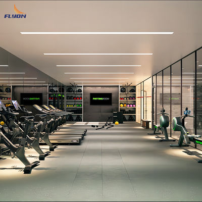 Khảm sàn cao su chống trượt cho phòng tập thể dục sân chơi 15-45cm dày