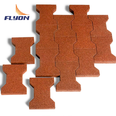 Thảm lót sàn cao su sân chơi dễ lắp đặt và gạch lát xương cá bền