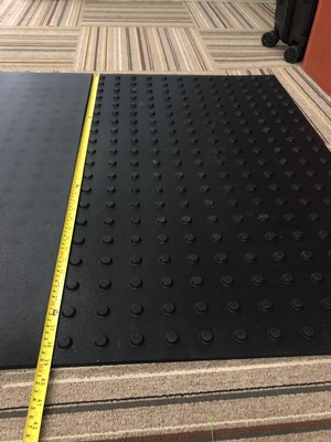 Giá tốt Thảm cao su lát nền xúc giác 60x100cm, hấp thụ va đập, thảm tập gym trực tuyến