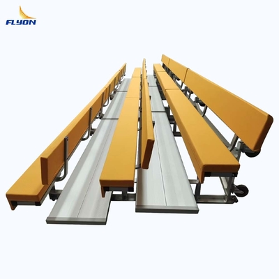 Hệ thống ghế nhôm, sân vận động ghế mềm mới khung thép kim loại