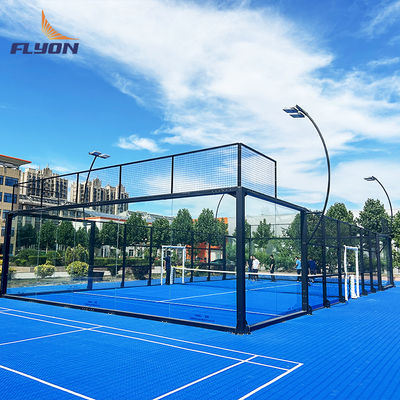 Giá tốt Thang trường quần vợt padel tổng hợp kích thước tiêu chuẩn với bảo hành 2 năm và bề mặt xanh trực tuyến