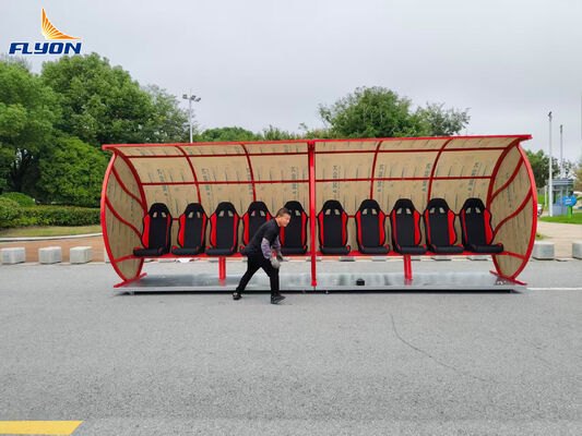 Giá tốt Đồ chơi bóng đá có thể di chuyển ghế dự bị tùy chỉnh kích thước cho sân vận động trường học trực tuyến