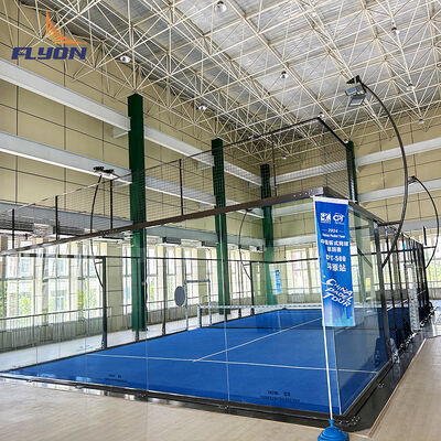 Giá tốt Bộ dụng cụ sân tennis Padel mô-đun với cấu trúc thép kẽm và logo tùy chỉnh để dễ dàng cài đặt trực tuyến