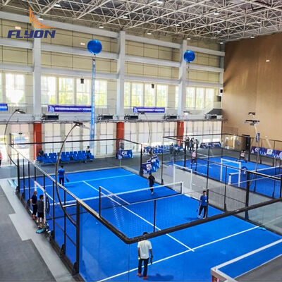 Giá tốt Quảng trường quần vợt Padel chống nước với hàng rào lưới bền và màu sắc tùy chỉnh trực tuyến
