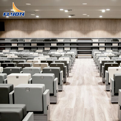Giá tốt Ghế rạp hát hiện đại có thể gập lại với chỗ dựa cánh tay điều chỉnh và da chất lượng cao cho chỗ ngồi khán phòng trực tuyến
