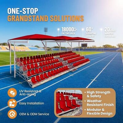 Giá tốt Kích thước tùy chỉnh Thiết lập nhanh Thiết kế mô-đun Đồ cầm Đấu trường nhôm Chỗ ngồi kim loại trực tuyến
