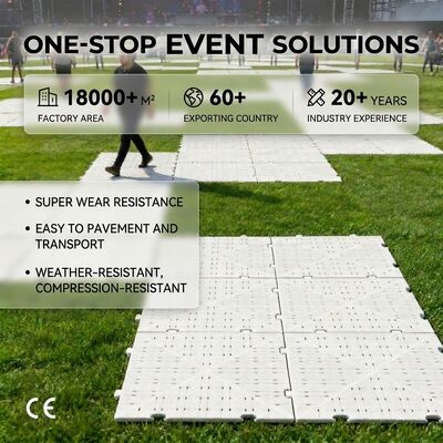 Giá tốt Lớp sàn hoạt động di động với dung lượng tải 200t / m2, bảo hành 5 năm và thiết kế nối để bảo vệ cỏ trực tuyến