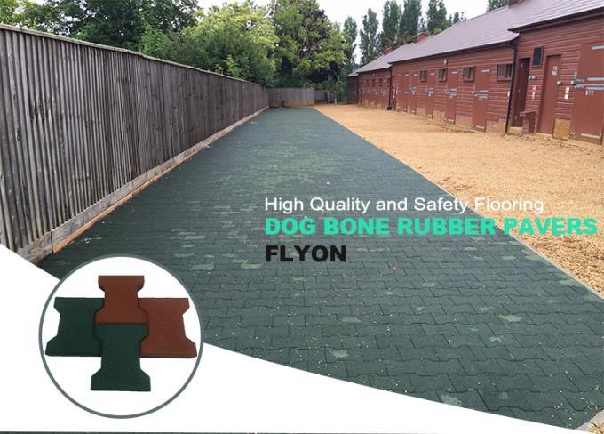 Thảm lót sàn cao su sân chơi dễ lắp đặt và gạch lát xương cá bền 0