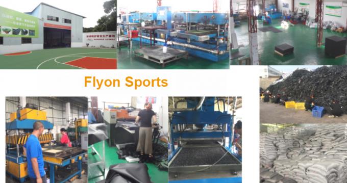 Thảm lót sàn cao su sân chơi dễ lắp đặt và gạch lát xương cá bền 6